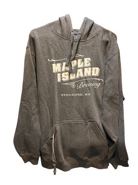 J. America Charcoal Maple Island Brewing Pullover Hoodie